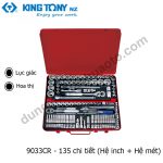 bộ khẩu tuýp tổng hợp 1/4", 3/8", 1/2" kingtony