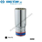 khẩu tuýp đầu hoa thị 1/2" 8mm dài kingtony