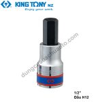 khẩu tuýp lục giác 1/2" lắp đầu lục rời h12 kingtony