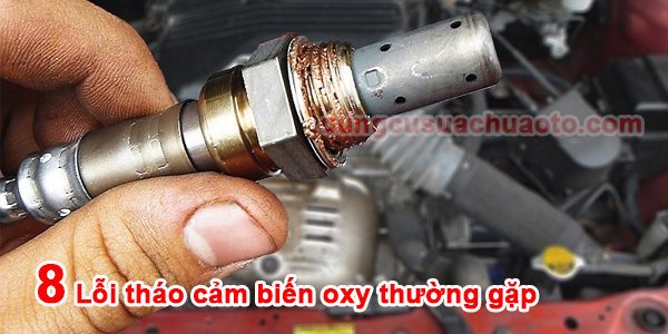 lỗi tháo cảm biến oxy